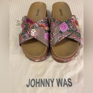 Johnny Was Jenna Sandal Size 9